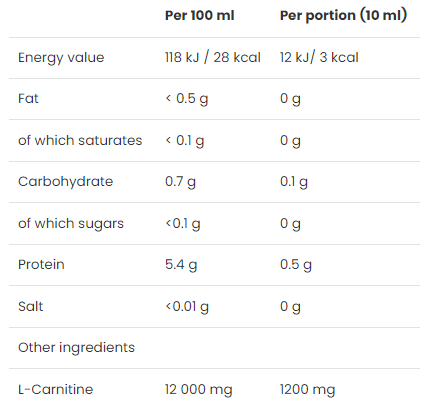 VPlab L-Carnitine Concentrate 500 мл Tropical 60985 фото