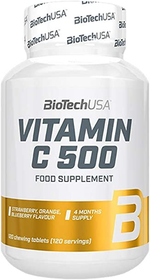 BioTech USA​​ Vitamin C 500 мг 120 жевательных таблеток​ 30645 фото