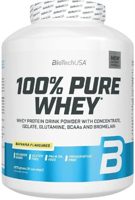 BioTech USA 100% Pure Whey​​ 2270g Banana 37034 фото