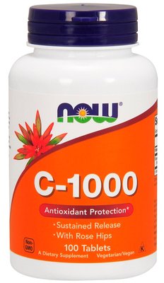 NOW Foods Vitamin C-1000 100 таблеток 35380 фото