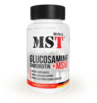 MST Glucosamine Chondroitin MSM 90 таблеток 21032 фото