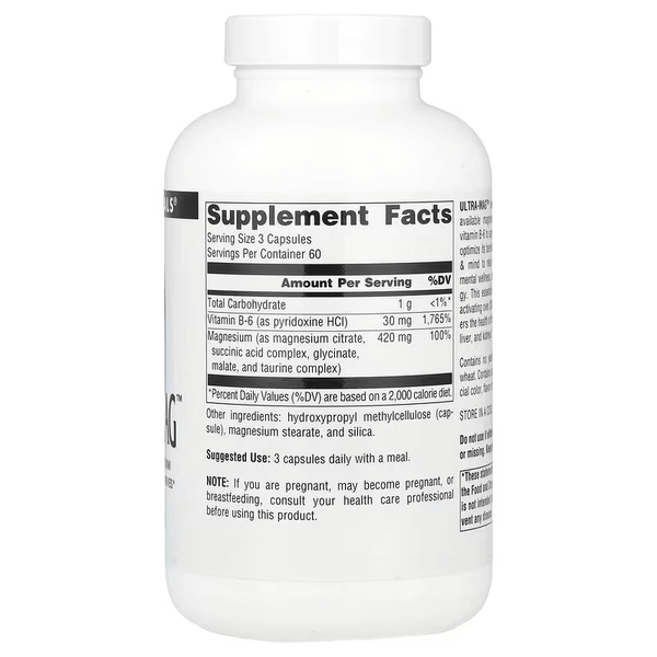 Source Naturals Ultra-Mag 180 капсул 02952 фото
