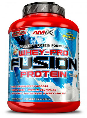 Amix Whey-Pro Fusion Protein 2300g Moca-Choco-Coffee 53706 фото