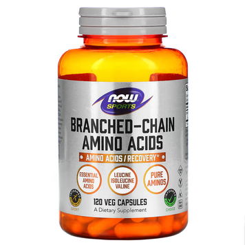 NOW Foods Branched-Chain Amino Acids 120 капсул 00053 фото