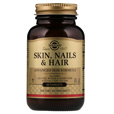 Solgar Skin Nails & Hair 60 таблеток​ 39830 фото