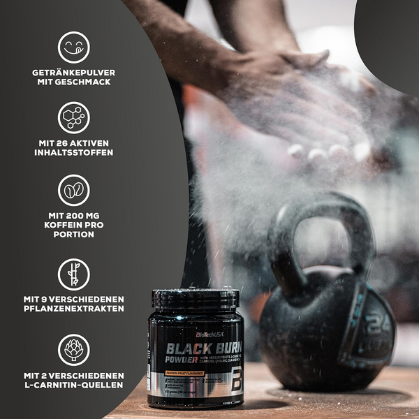 BioTech USA Black Burn 210g Passion Fruit 36571 фото