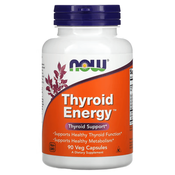 NOW Foods Thyroid Energy 90 капсул 03368 фото