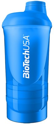 BioTech USA Shaker Wave + Blue 600 мл 31528 фото