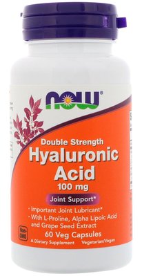 Now Foods Hyaluronic Acid 100 мг 60 капсул 27320 фото