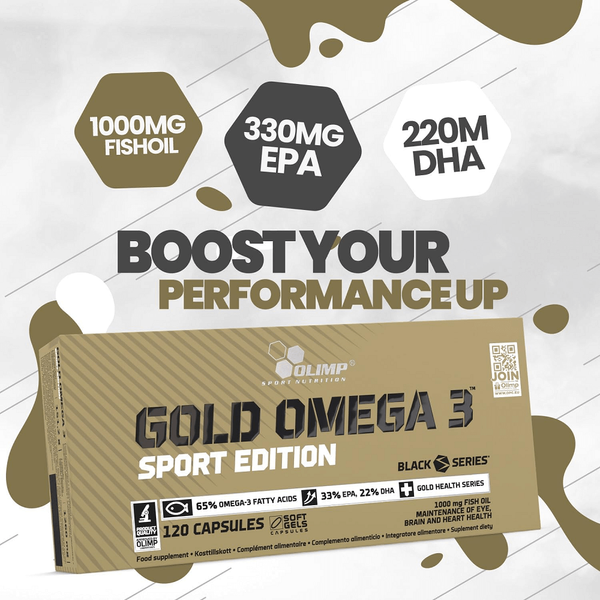 Olimp Gold Omega-3 Sport Edition 120 капсул 47080 фото