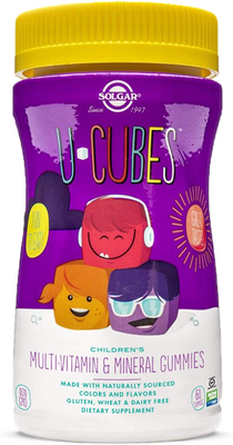 Solgar U-Cubes Children's Multi-Vitamin 60 жевательных конфет 27305 фото