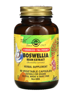 Solgar Boswellia Resin Extract 60 капсул 35289 фото