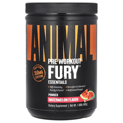 Universal Nutrition Animal Fury 30 serv Watermelon 20310 фото