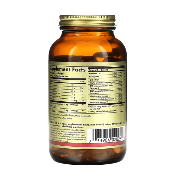 Solgar Omega 3-6-9 1300 mg 120 капсул 12098 фото