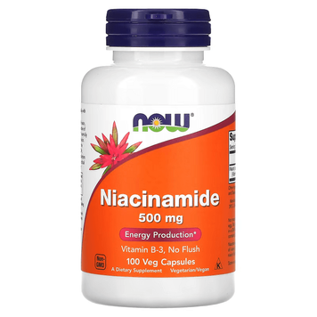 NOW Foods Niacinamide 500 mg 100 капсул 04789 фото