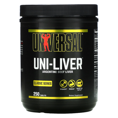 Universal Nutrition Uni-Liver 250 таблеток 74350 фото