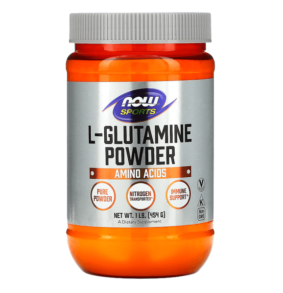 NOW Foods Sports L-Glutamine Powder 454g 00221 фото