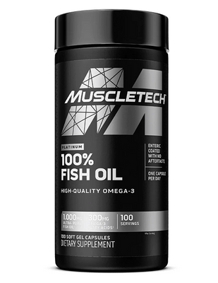 MuscleTech Platinum Fish Oil 100 капсул 37042 фото
