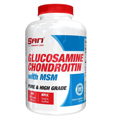 SAN Glucosamine Chondroitin MSM 180 таблеток 32232 фото