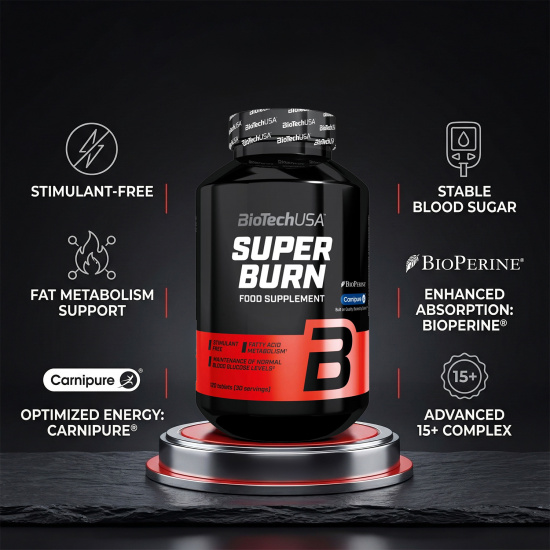 BioTech USA Super Burn 120 таблеток 30926 фото