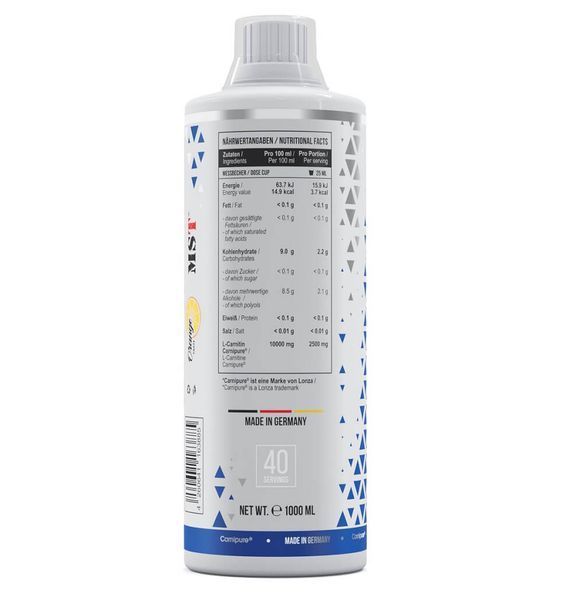 MST L-Carnitine 100.000 Carnipure Orange 1000 мл 63885 фото
