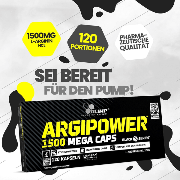 Olimp Argi Power 1500 Mega Caps 120 капсул 25370 фото